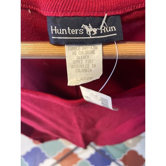 Vintage Hunters Run NWT Red Sleeveless Scoop Neck Tank Top SZ Large - Picture 4 of 7